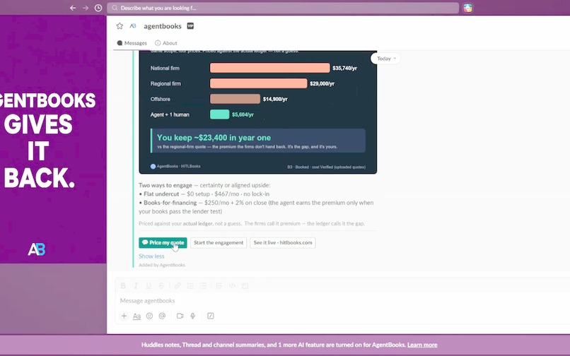 AgentBooks – screenshot 1