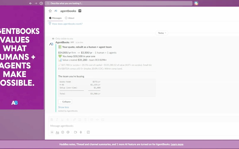AgentBooks – screenshot 2