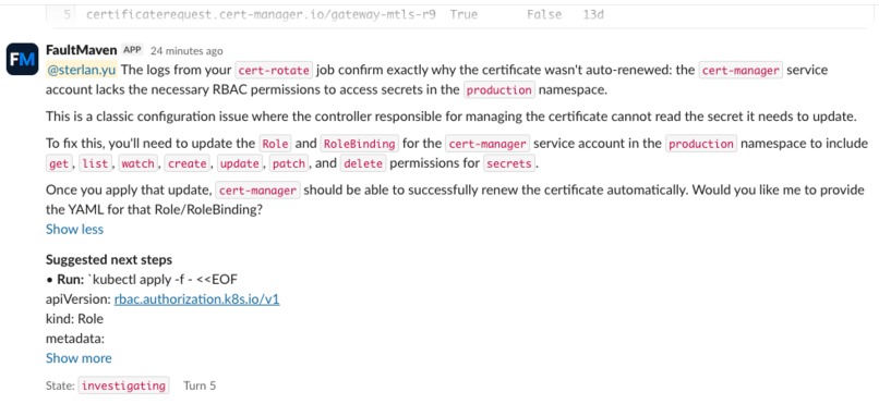 FaultMaven for Slack – screenshot 3