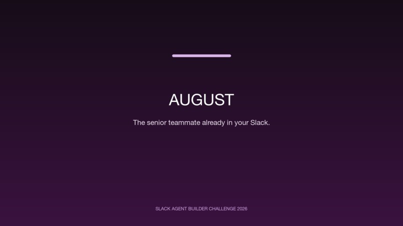 August – screenshot 1