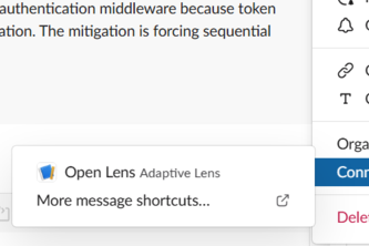 Slack Adaptive Lens