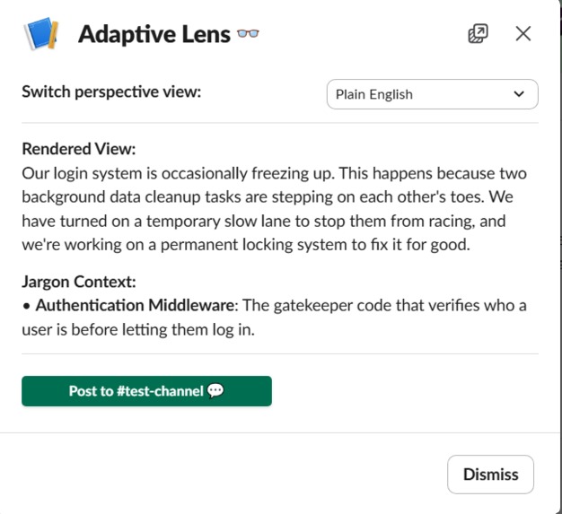 Slack Adaptive Lens – screenshot 4