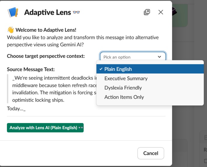 Slack Adaptive Lens – screenshot 3