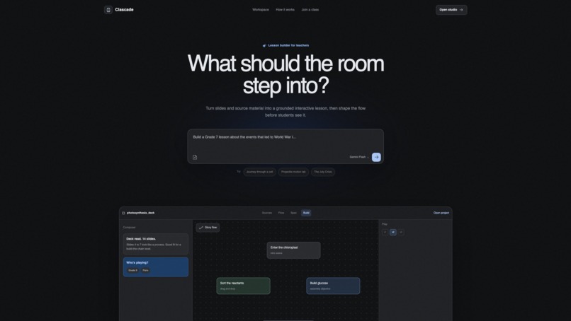Clascade – screenshot 1