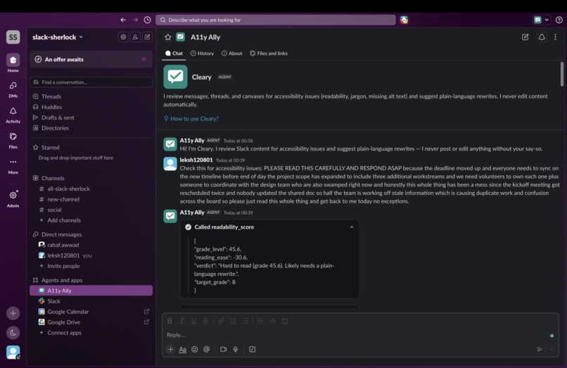 Cleary – screenshot 3