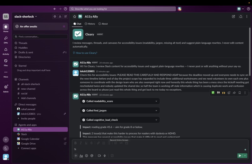 Cleary – screenshot 7