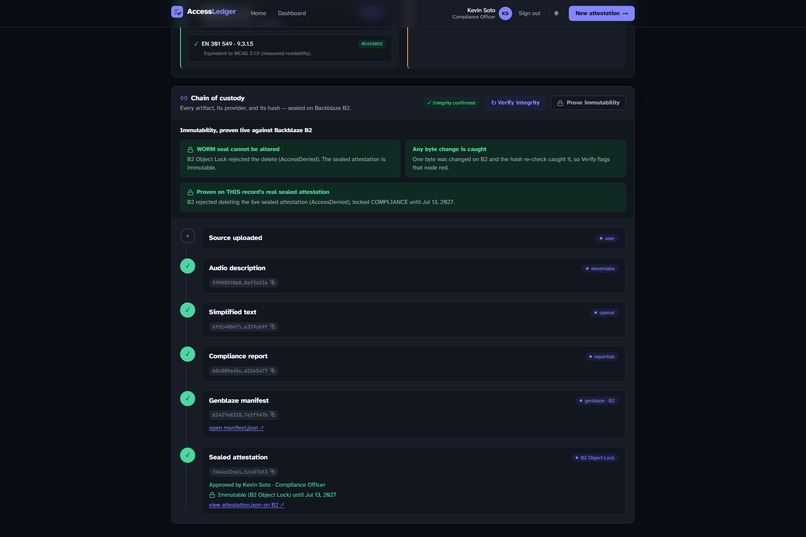 AccessLedger – screenshot 2