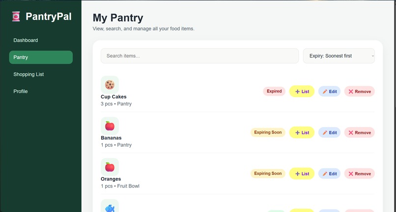 PantryPal – screenshot 3