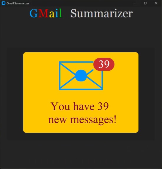 Gmail Summarizer – screenshot 1
