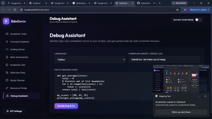 EduGenie AI Learning Companion – screenshot 2