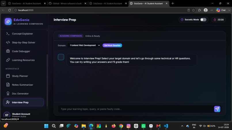 EduGenie AI Student Assistant – screenshot 5