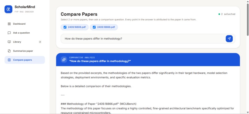 ScholarMind: RAG Assistant for Research Papers – screenshot 6