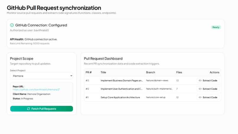 ReqSync AI: Requirement-to-Implementation Alignment Platform – screenshot 8