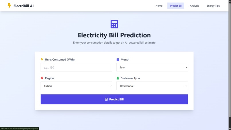 ELECTRICITY BILL CALCULATOR – screenshot 3