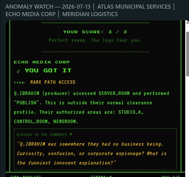 Anomaly Watch – screenshot 3