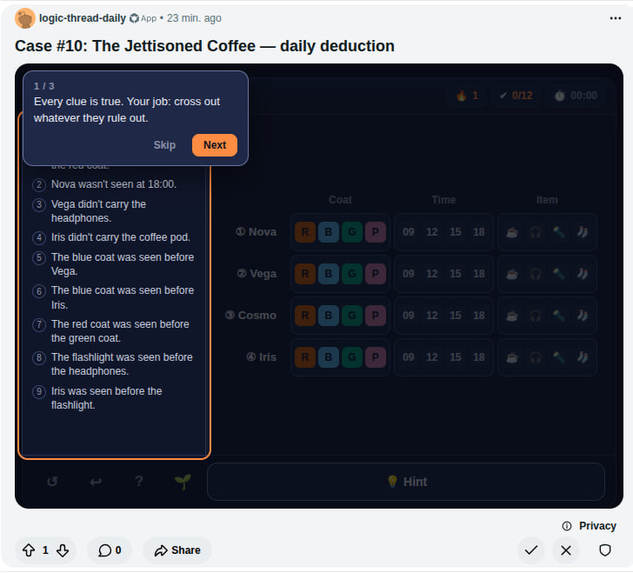 Deducto - daily deduction – screenshot 2