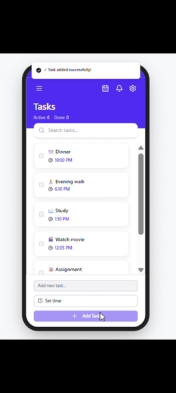 AI-Assisted To-Do List App UI – screenshot 6