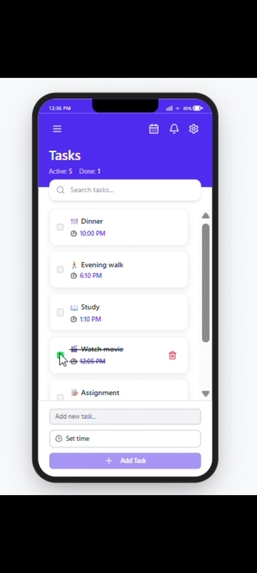 AI-Assisted To-Do List App UI – screenshot 7