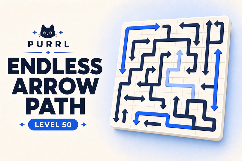 Purrl: Endless Arrow Path – screenshot 1