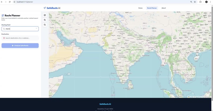 SafeRoute AI – screenshot 2