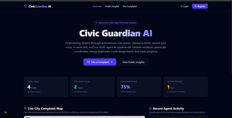 CivicGuardian AI – screenshot 1