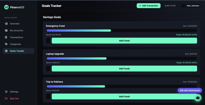 FinanceOS – screenshot 6