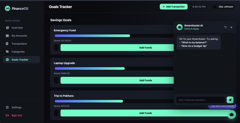 FinanceOS – screenshot 7