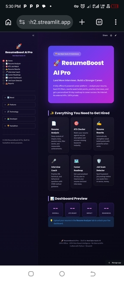 ResumeBoost AI – screenshot 1