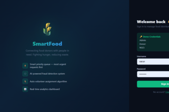 Smart Food Donation and Wastage Reduction System