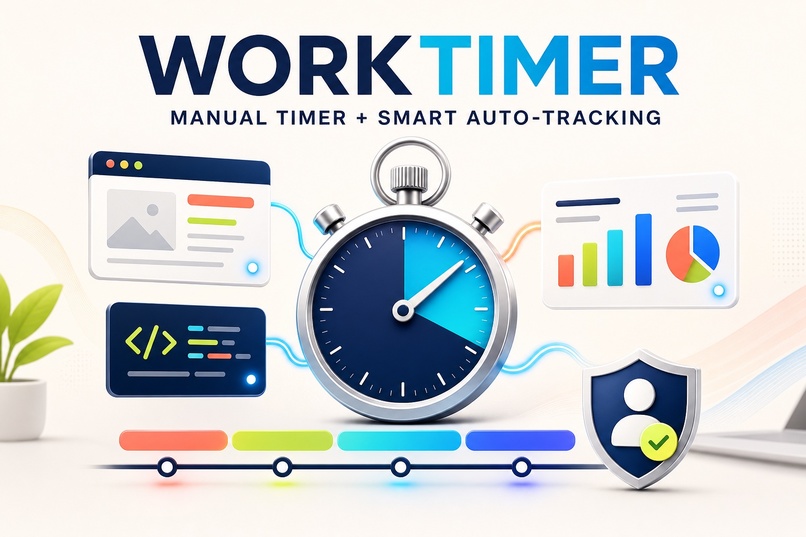 Worktimer - Know Where Your Work Time Goes – screenshot 1