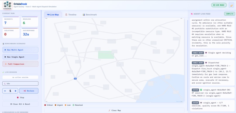 CrisisDesk – screenshot 1