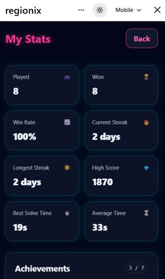 regionix – screenshot 2
