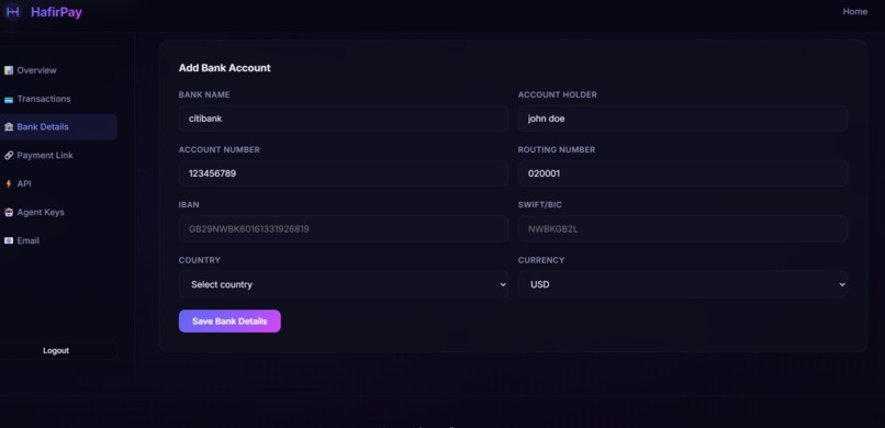 HafirPay – screenshot 2