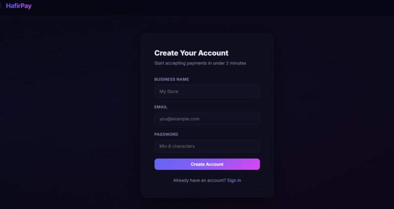 HafirPay – screenshot 3