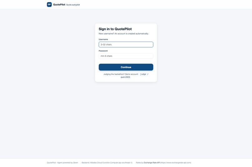 QuotePilot – screenshot 1
