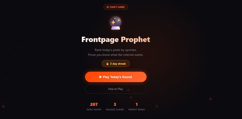 Frontpage Prophet – screenshot 1