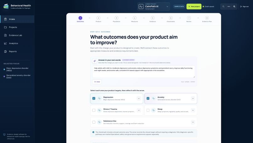 Behavioral Health Evidence Builder – screenshot 1