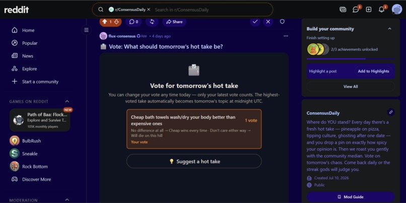 Consensus – screenshot 6