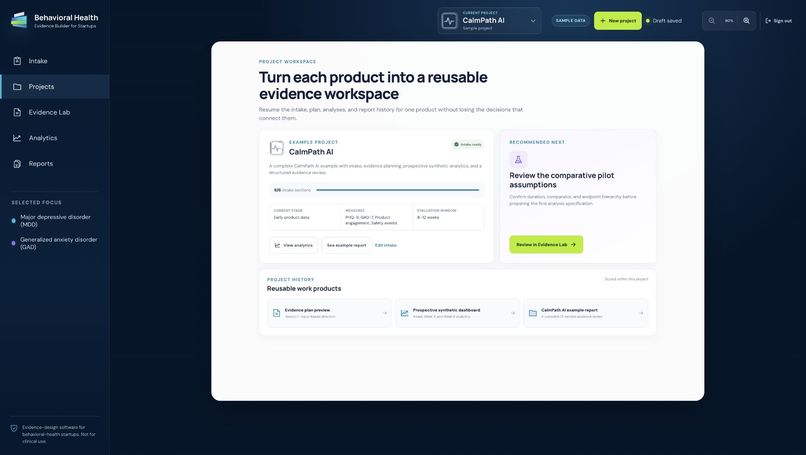 Behavioral Health Evidence Builder – screenshot 2