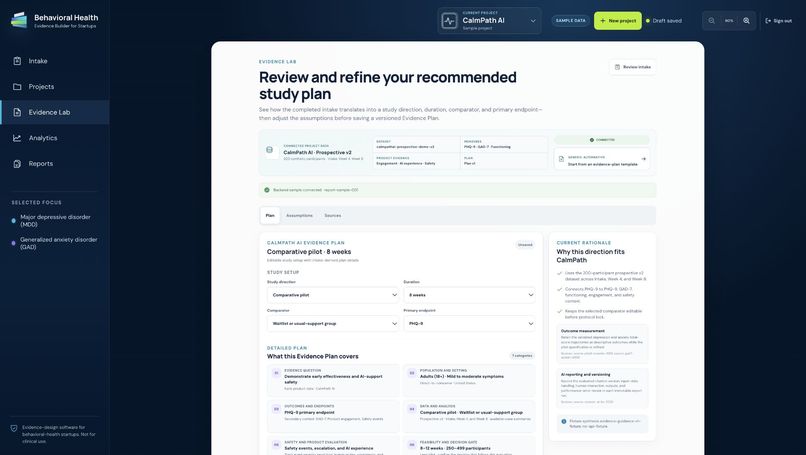 Behavioral Health Evidence Builder – screenshot 3