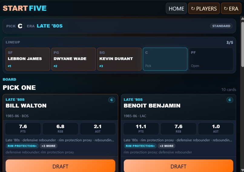 Start 5 – screenshot 3