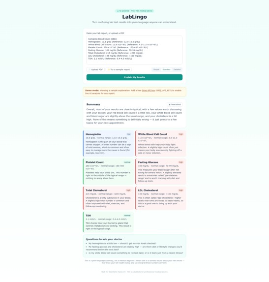 LabLingo – screenshot 3
