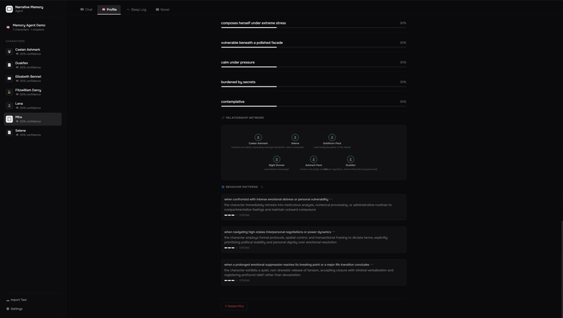 Narrative Memory Agent – screenshot 6