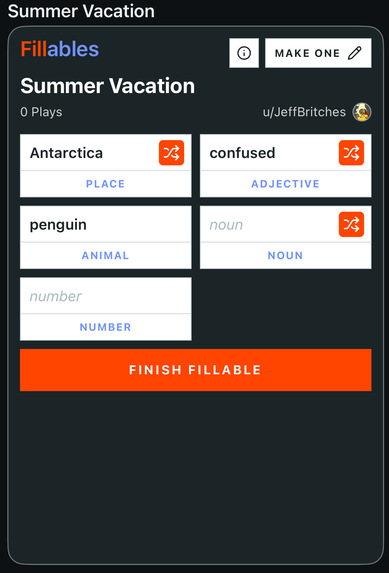 Fillables – screenshot 3