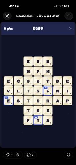 DownWords - Daily Word Game – screenshot 8