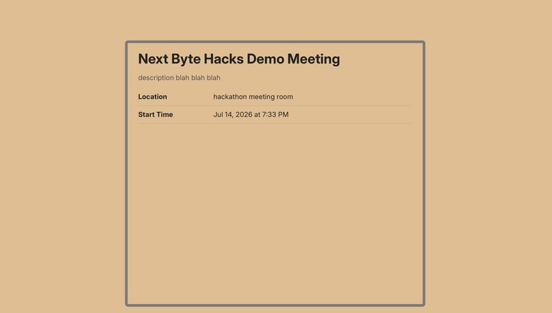 Eventualize – screenshot 3