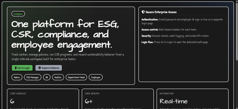 EcoSphere – screenshot 1