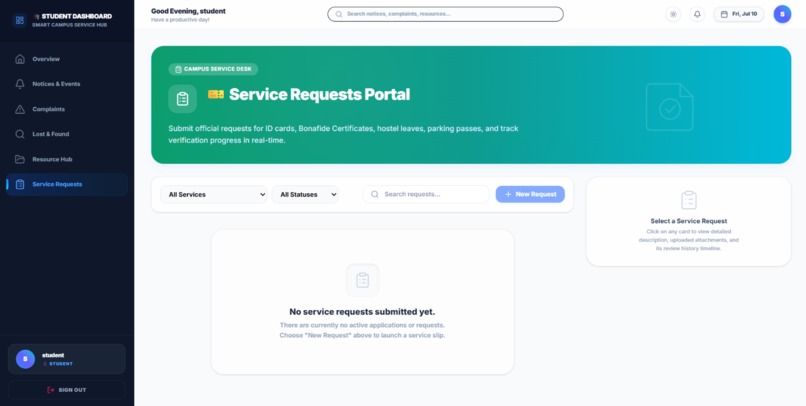 Smart Campus Service Hub – screenshot 8