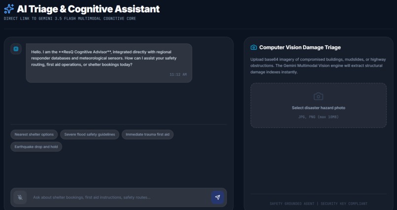 ResQ – Disaster Response Intelligence Platform – screenshot 3