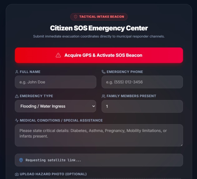 ResQ – Disaster Response Intelligence Platform – screenshot 4